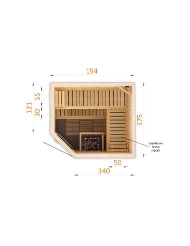 Sauna FINLANDAIS FAMILY 2018 EW0 Sauna FINLANDAIS FAMILY 2018 EW0