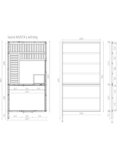 Sauna Extérieur Ulko Musta 400x200 Sauna Extérieur Ulko Musta 400x200