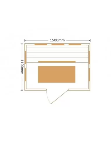 Sauna infrarouge INFRALUX 3 Sauna infrarouge INFRALUX 3