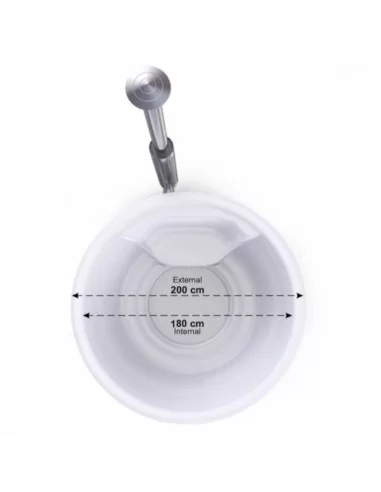 Spa Bain Nordique Rond 180x200 All... Spa Bain Nordique Rond 180x200 All...