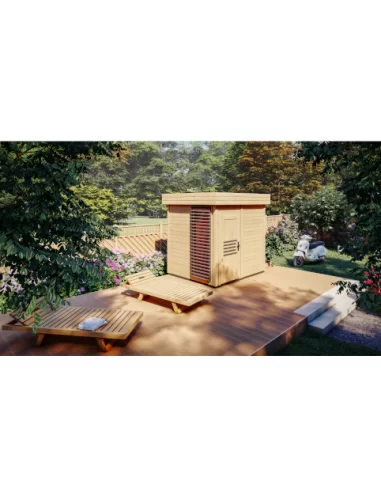 Sauna Extérieur Ulko PRYMULA 250x200 Sauna Extérieur Ulko PRYMULA 250x200